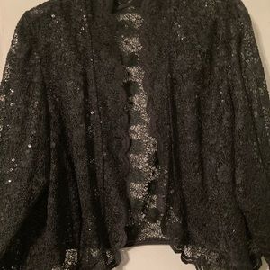 Black Lace “open front” Shrug